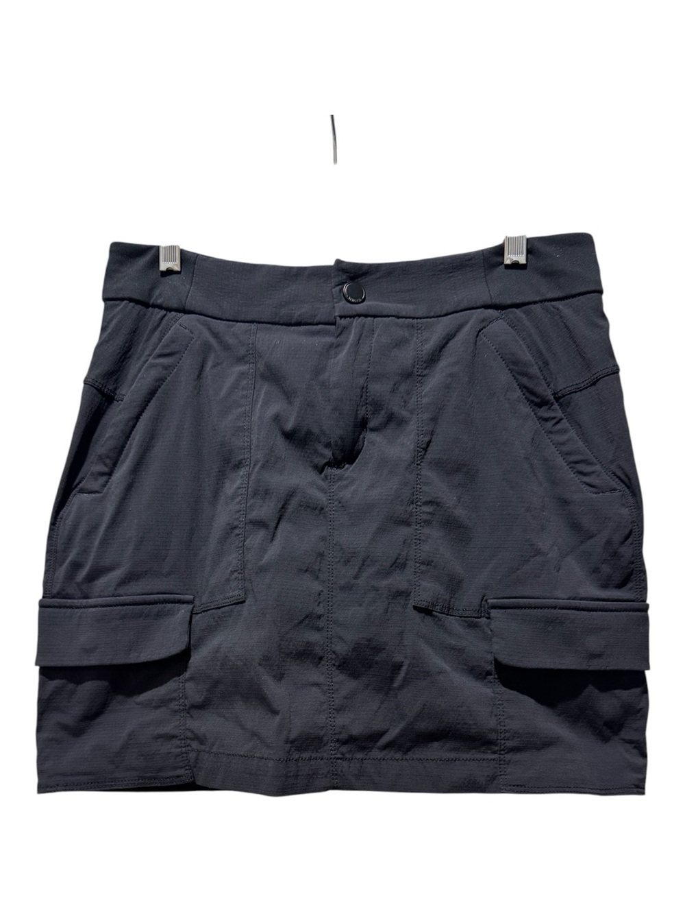 Athleta Cargo Skort Size 6 Washed Black Performance Stretch Outdoor Golf Hiking